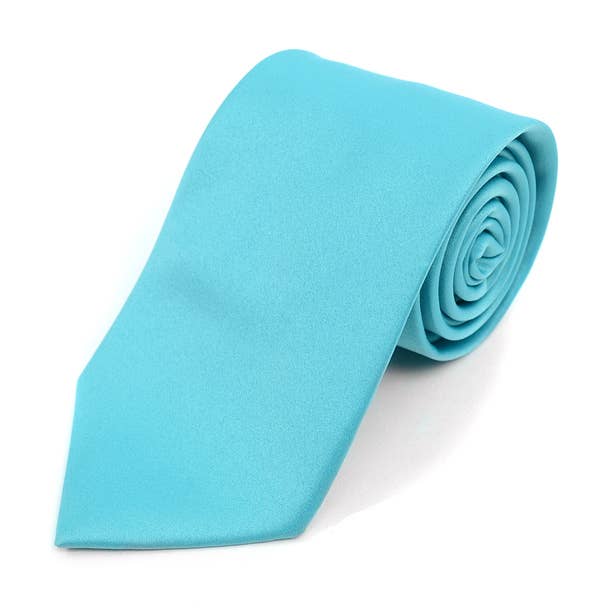 49" Poly Solid Tie in Multiple Colors- Boy's Accessories
