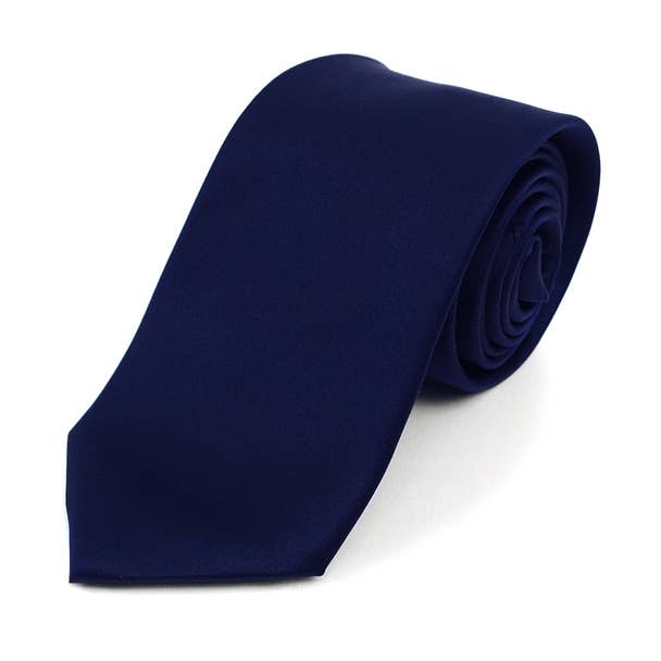 49" Poly Solid Tie in Multiple Colors- Boy's Accessories
