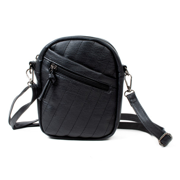 Vegan Leather Mini Quilt Crossbody