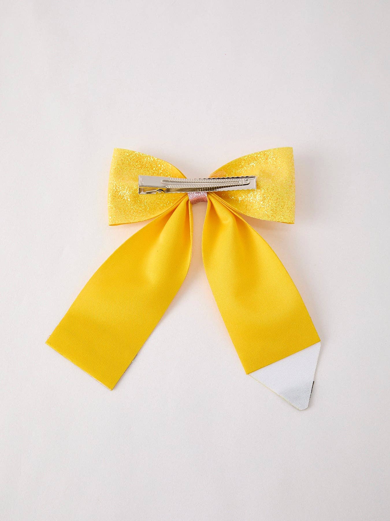 Back to School Sequin Bow in Yellow- Girls Hair Accessories