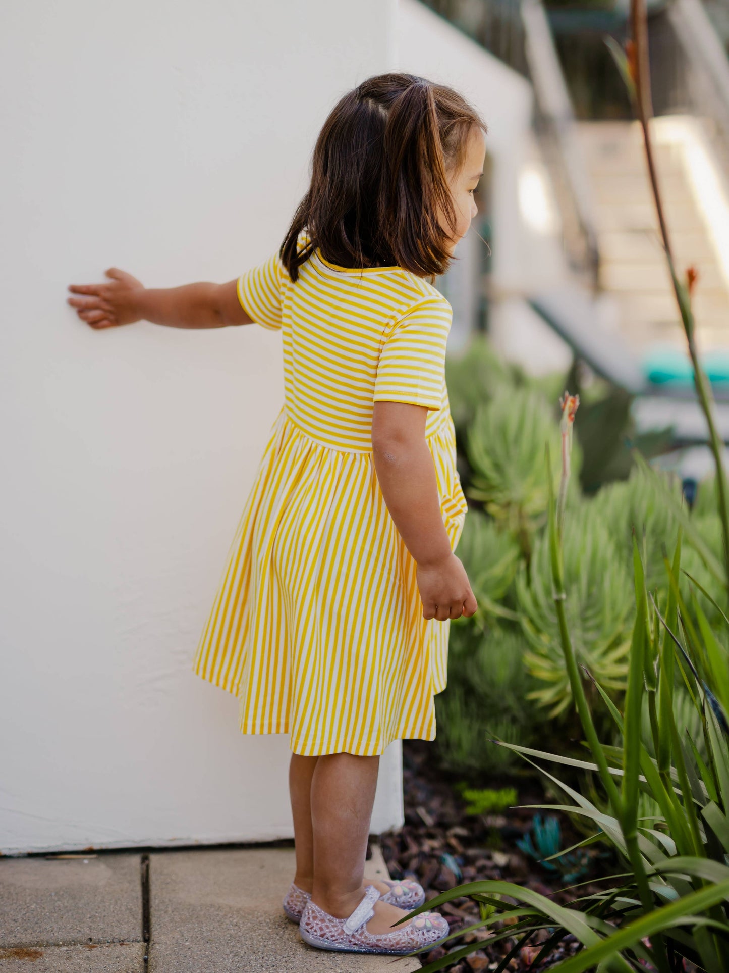 Kit Dress in Yellow- Girls (3-4Y - 8-9Y)