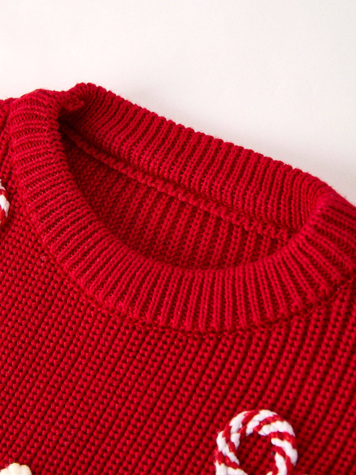 Merry Pullover Sweater in Red- Girls (2-8/9)