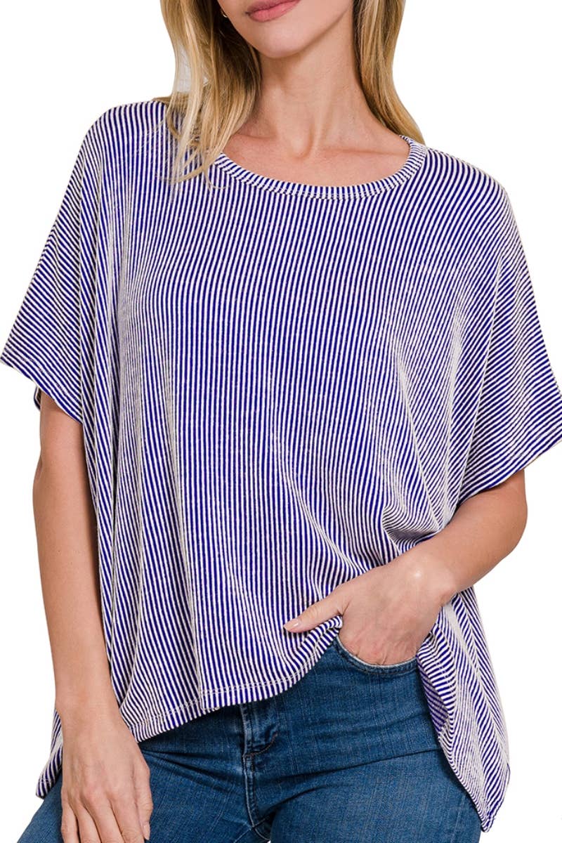 Dania Top in Bright Blue- Misses (S/M-L/XL)