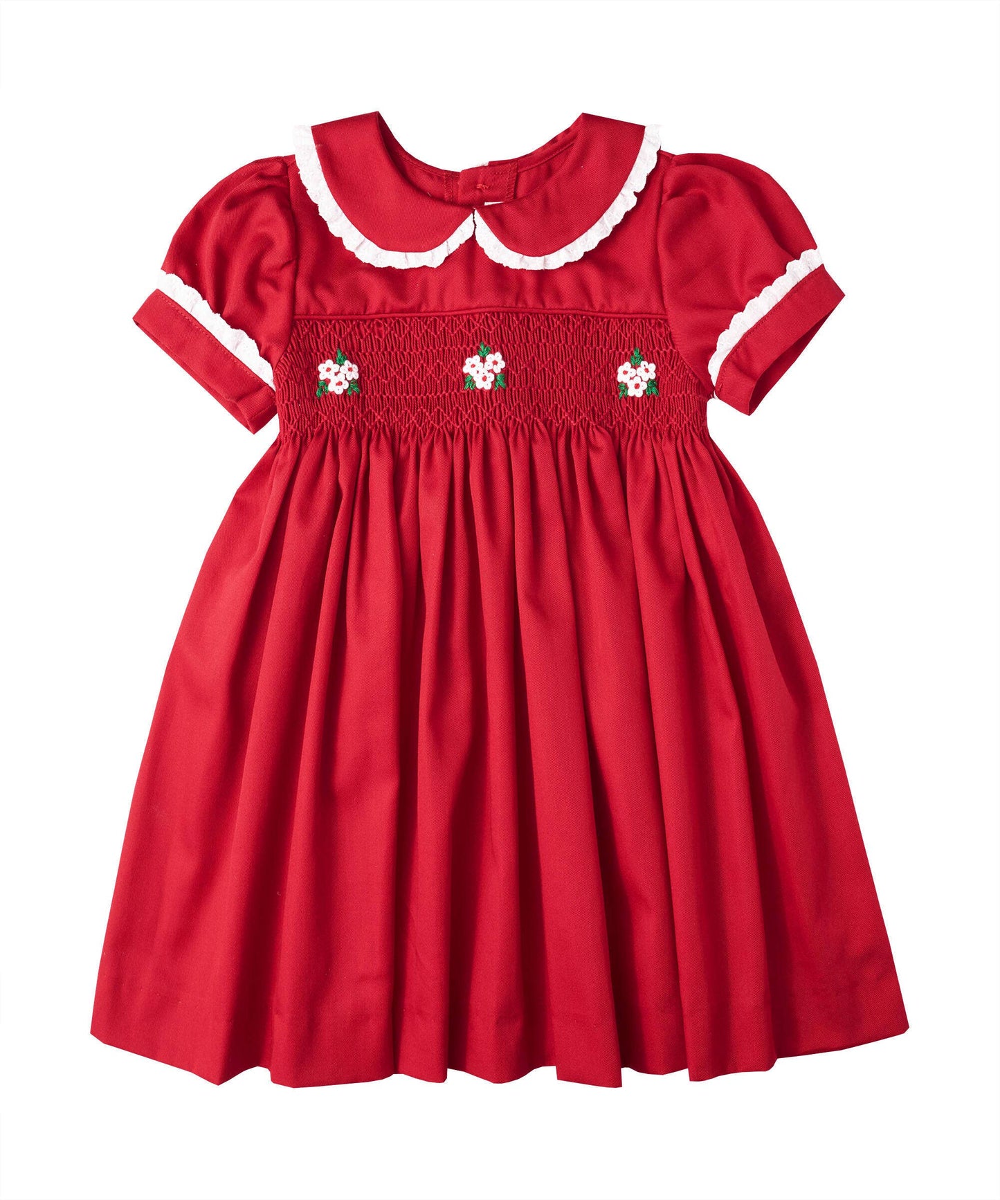 Margaret Dress in Red- Infant & Girls (12M-6X)