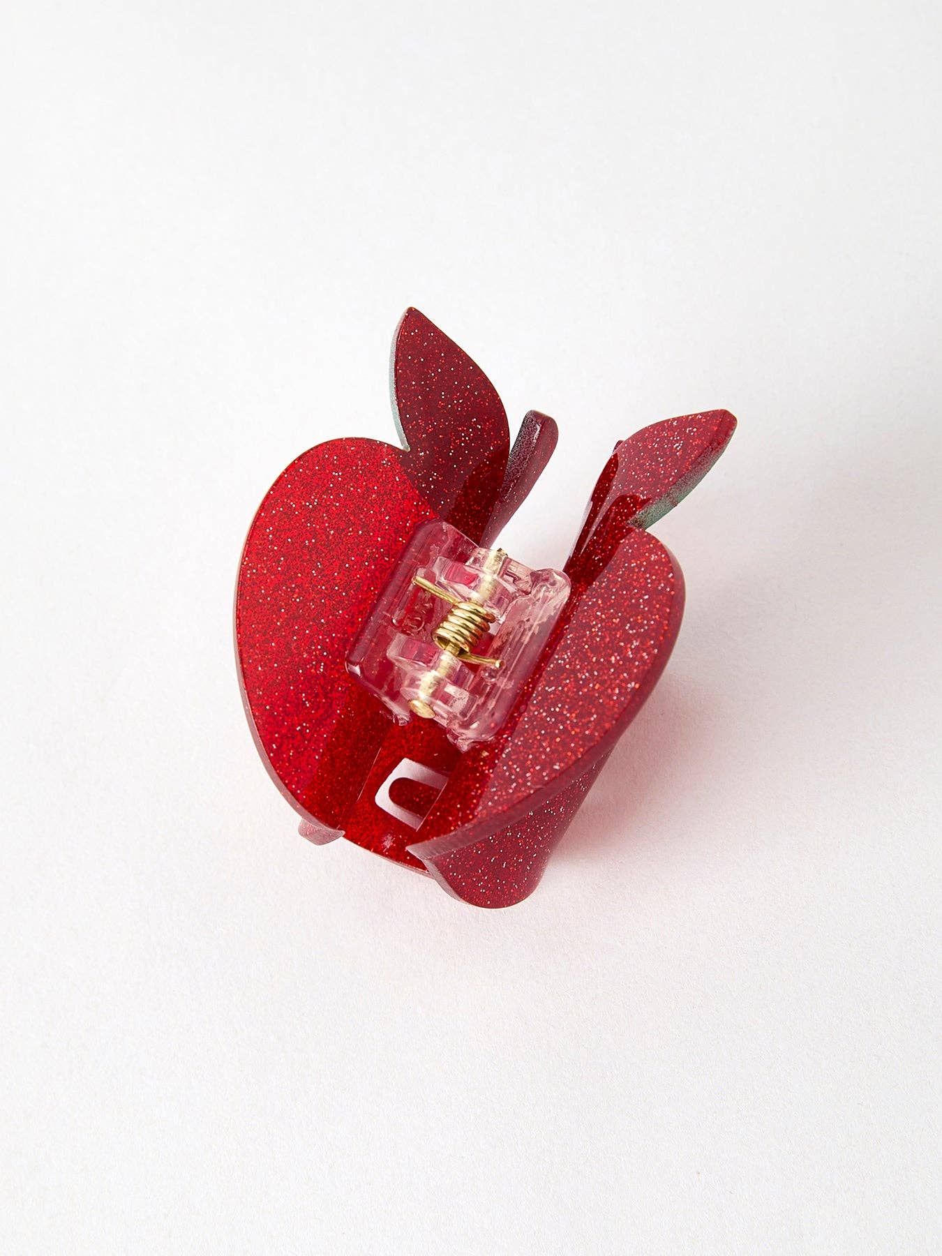 Apple Claw Clip in Red- Girls Hair Accessories