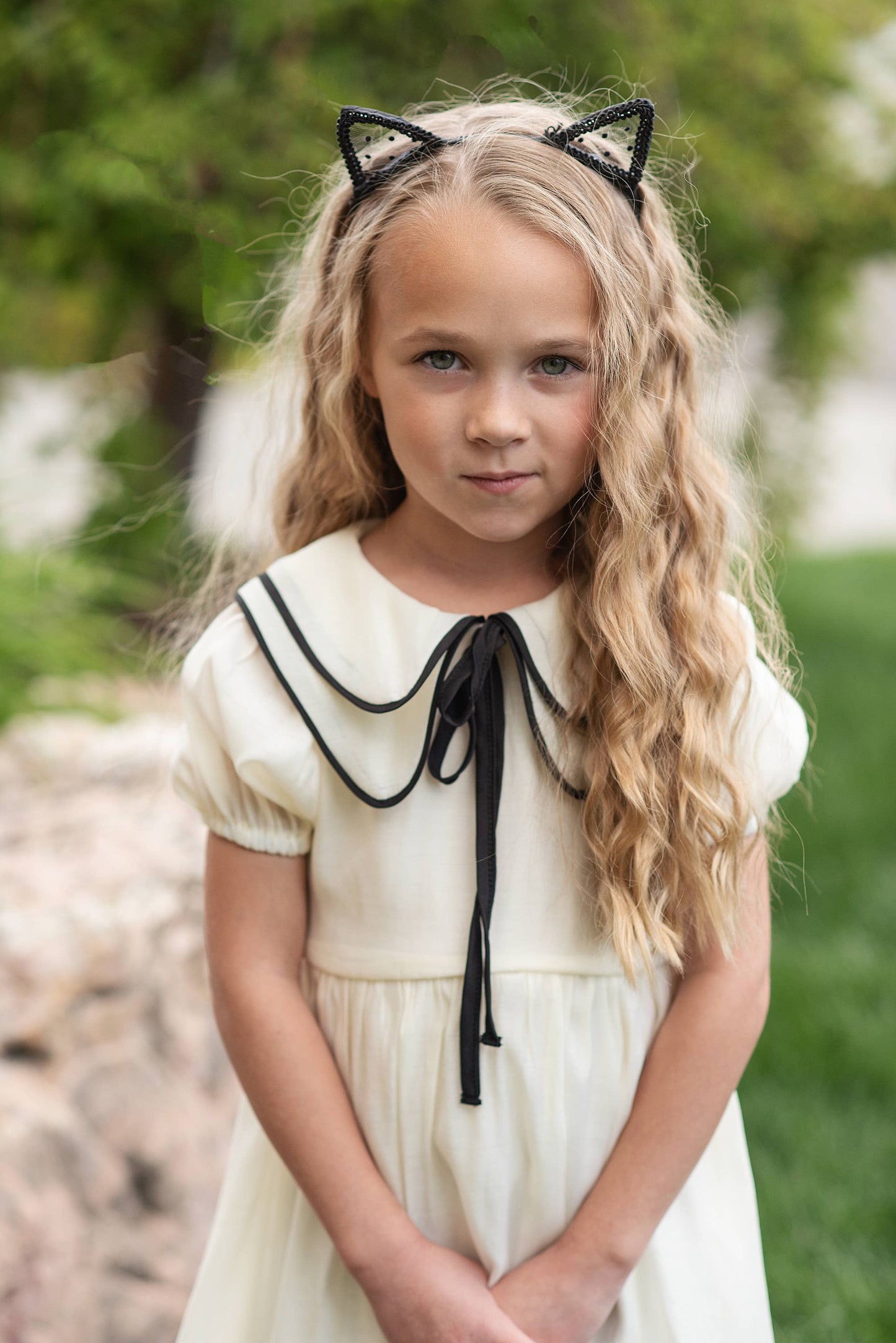 Arthena Dress in Ivory- Girls (3/4-10/12)