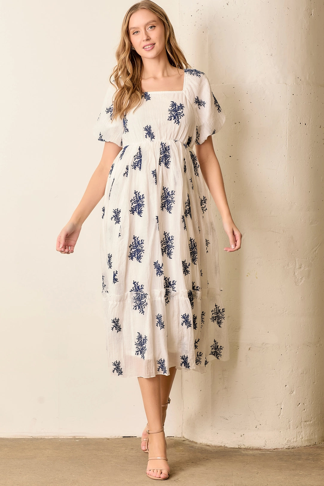 Grace Dress in Ivory- Plus (1X-3X)