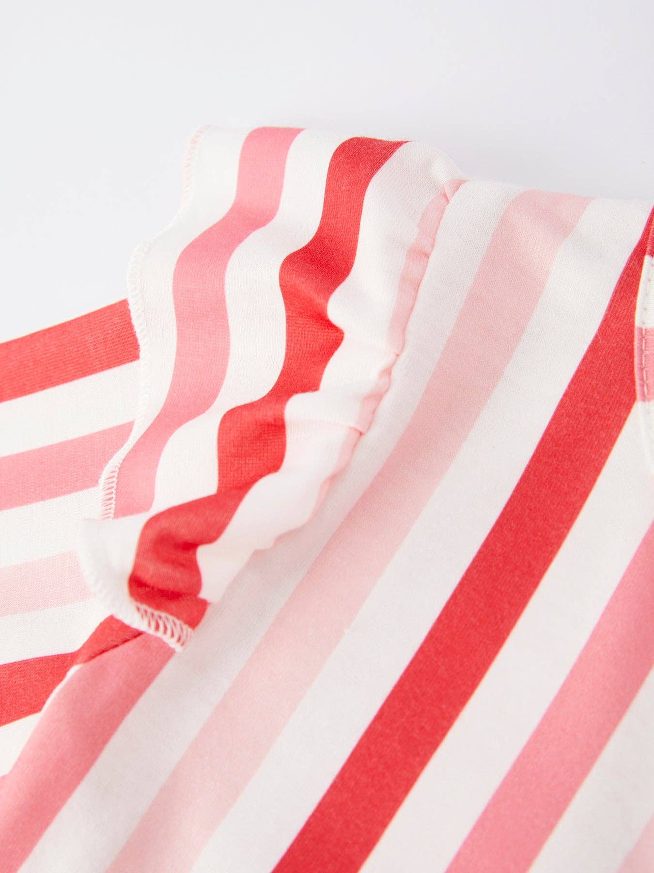 Teagan Dress in Red/Pink Stripe- Tween (7-10/12)