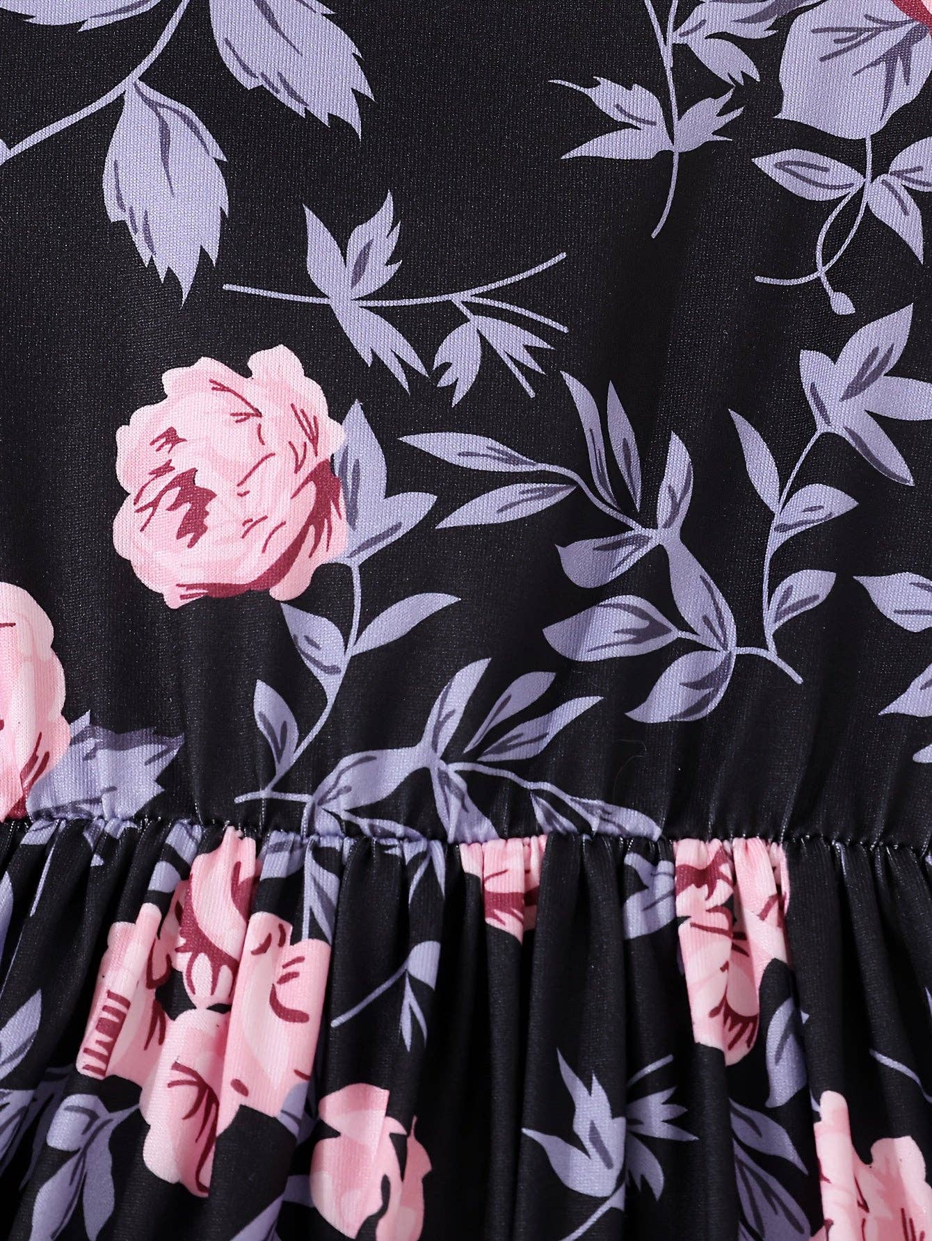 Winona Dress in Black/Pink- Girls (1-2Y - 7-8Y)