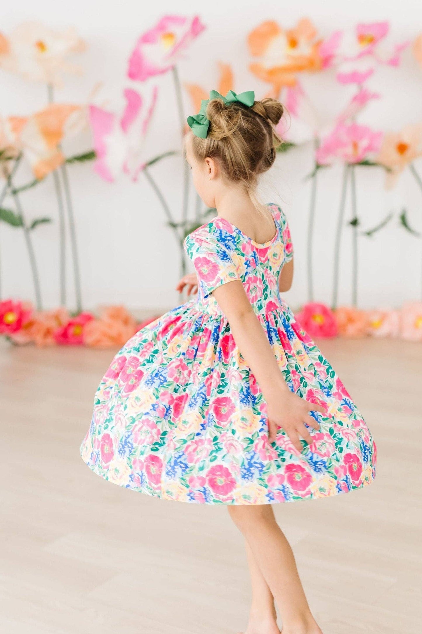 Wildflower Wishes Dress in Multi- Girls (2T-9/10)