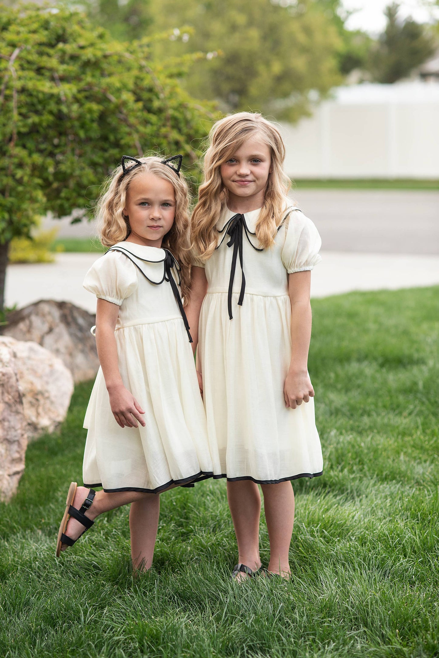 Arthena Dress in Ivory- Girls (3/4-10/12)