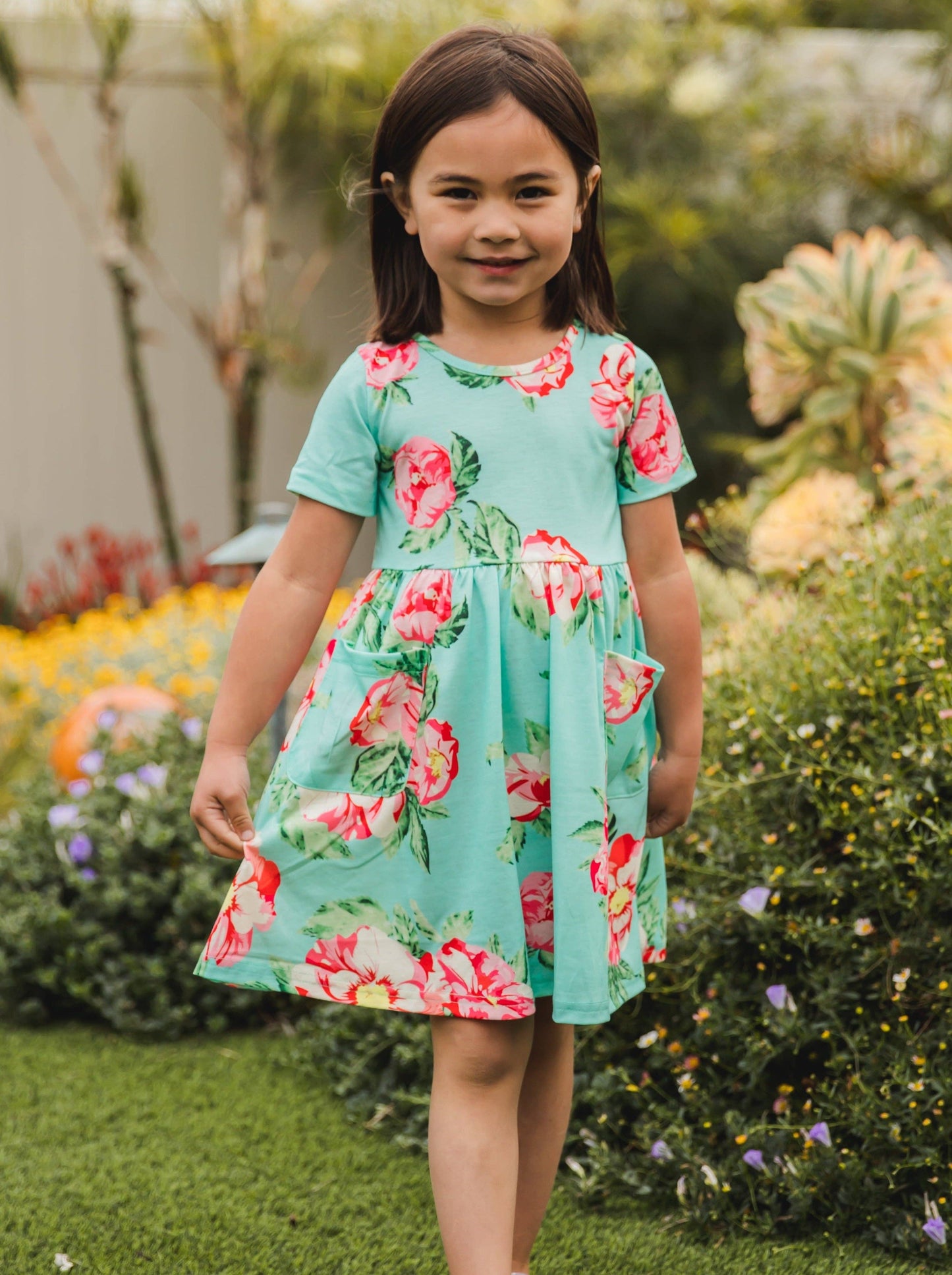 Kilah Dress in Teal- Girls (3-4Y - 8-9Y)