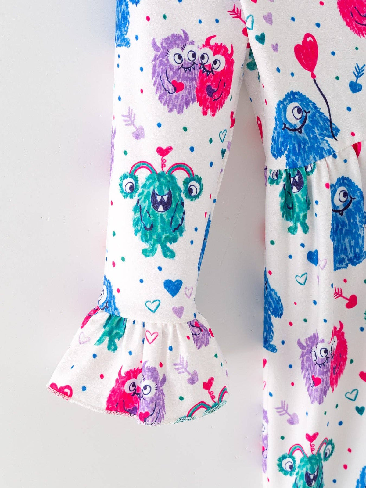 Colorful Monster Dress in Multi- Girls (2-6)