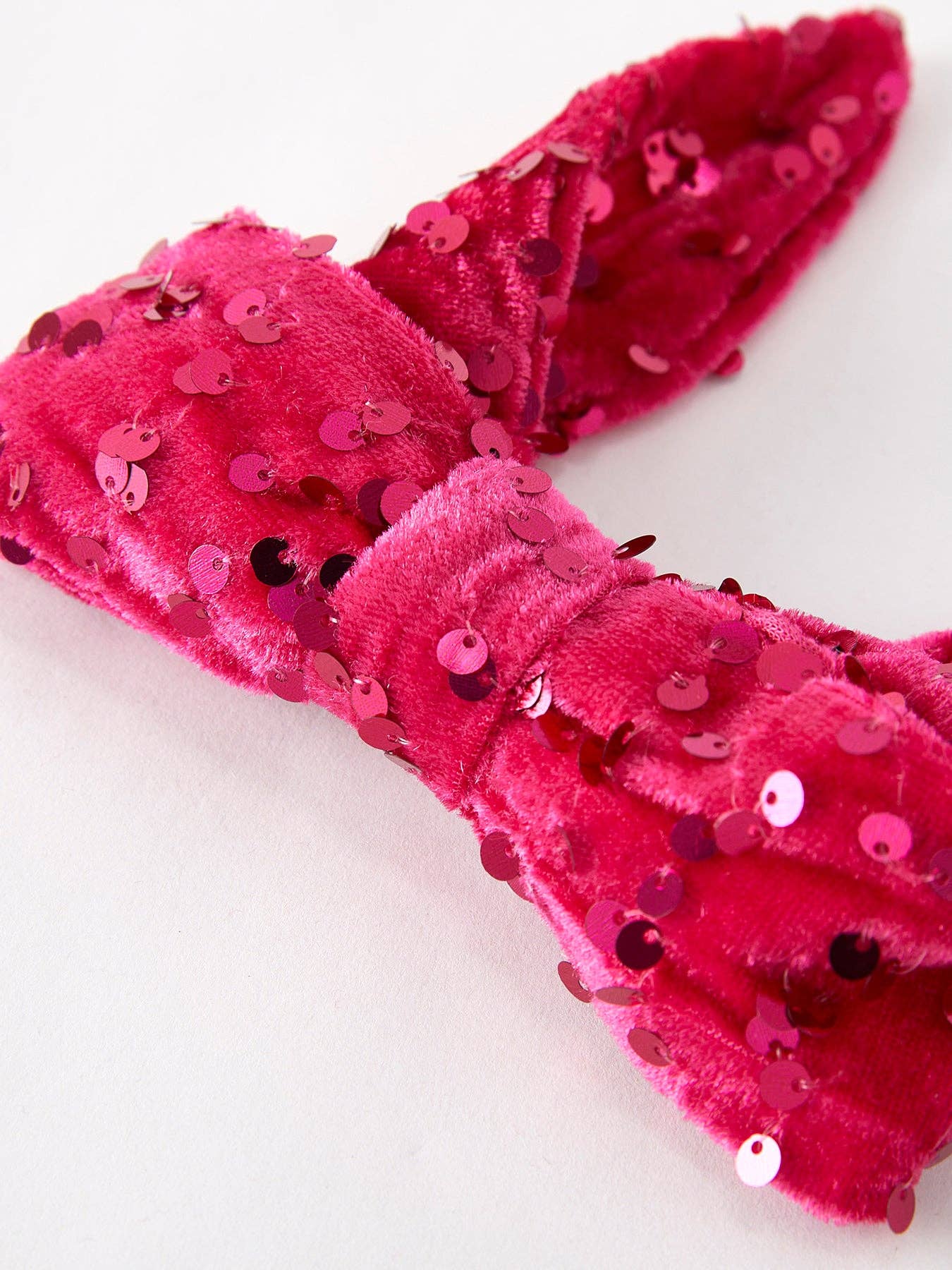 Girls Sequin Bow in Hot Pink- Accessories