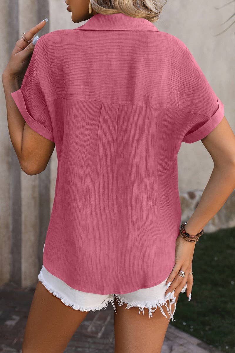 Callie Top in Pink- Misses (M-XL)