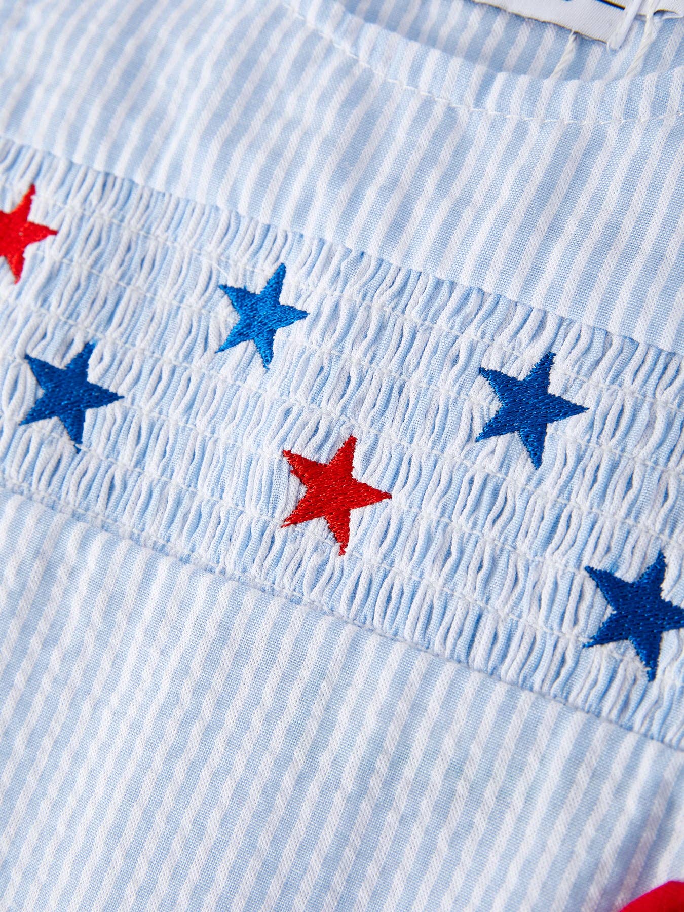 Star Romper in Blue- Infant Boys (3M-18M)