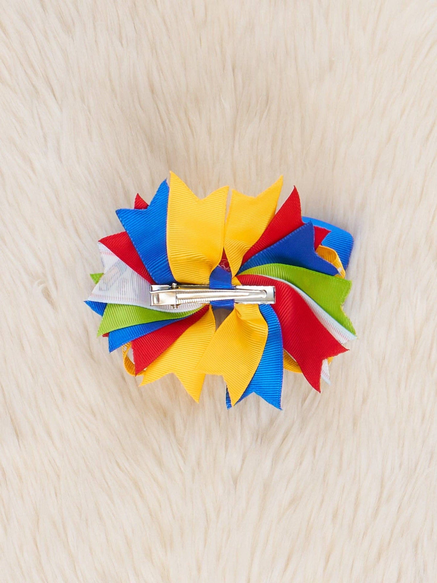 Ribbon Bow in Blue Class in Session- Girl's Accessories