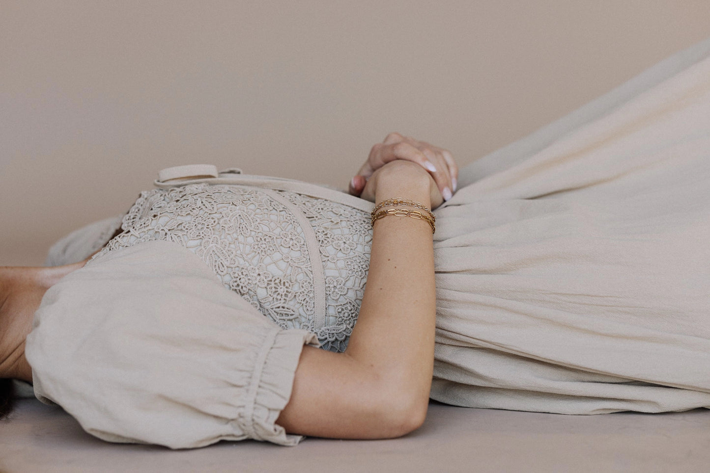 Sailor Dress in Natural- Misses (S-L)