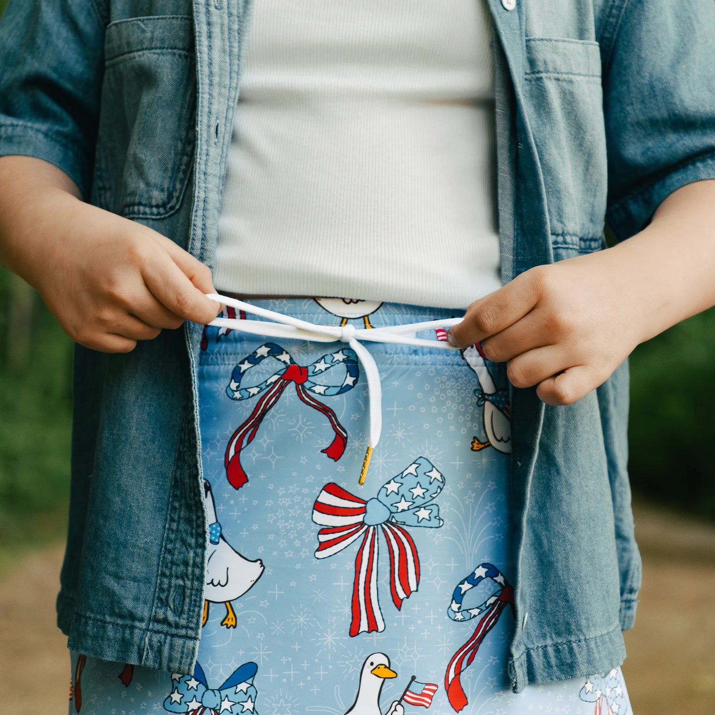 Limited Mod Skirt in Liberty Goose- Misses and Plus (M-2X)