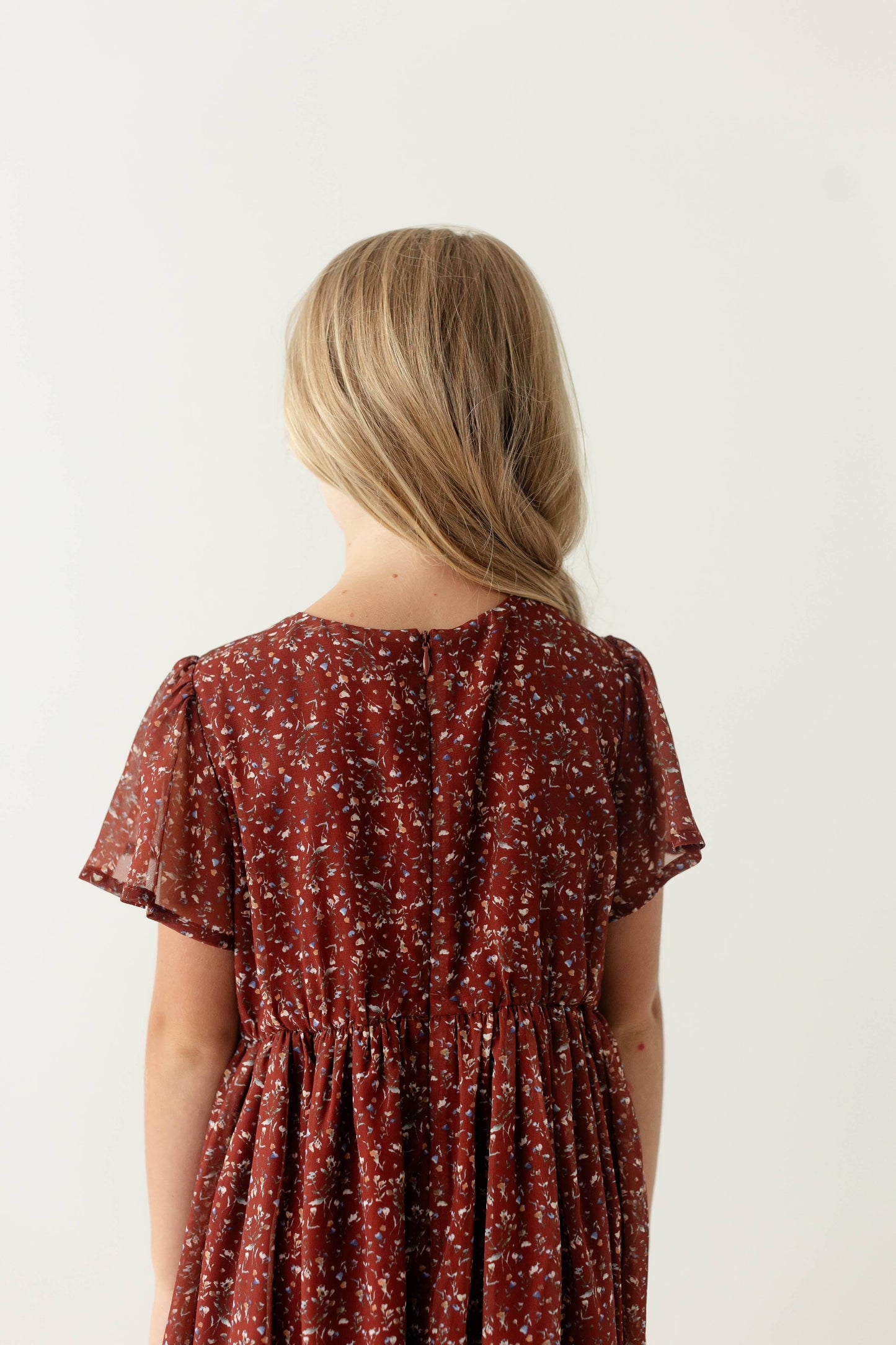 Ivonne Maxi Dress in Rust- Girls & Tween (4-16)