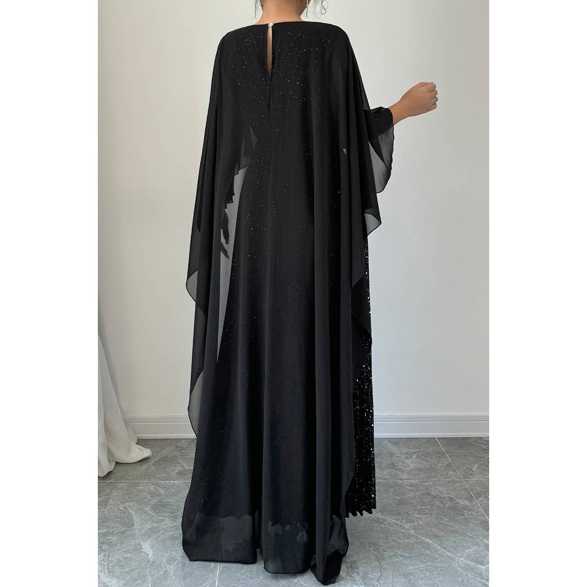 Gala Sparkle Dress in Black- Misses and Plus (S-XL,4X)