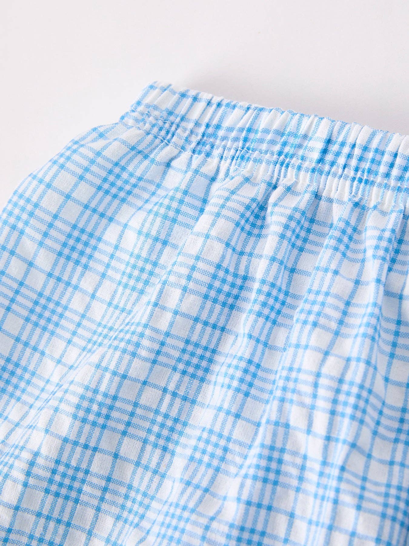 Apple Plaid Set in Red & Blue- Boys (2-6)