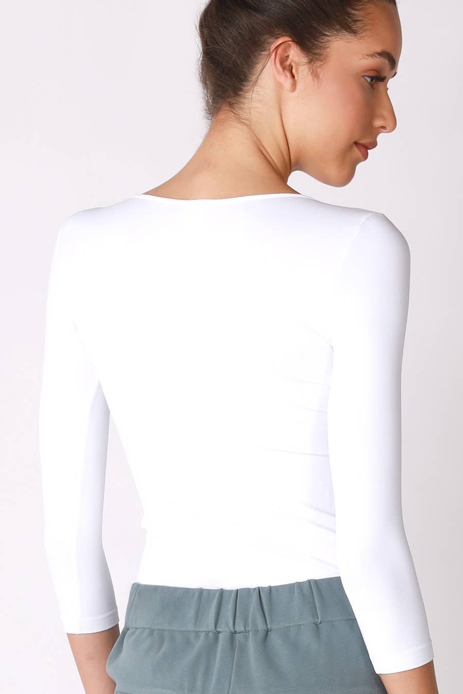 Elaine Top in White- One Size