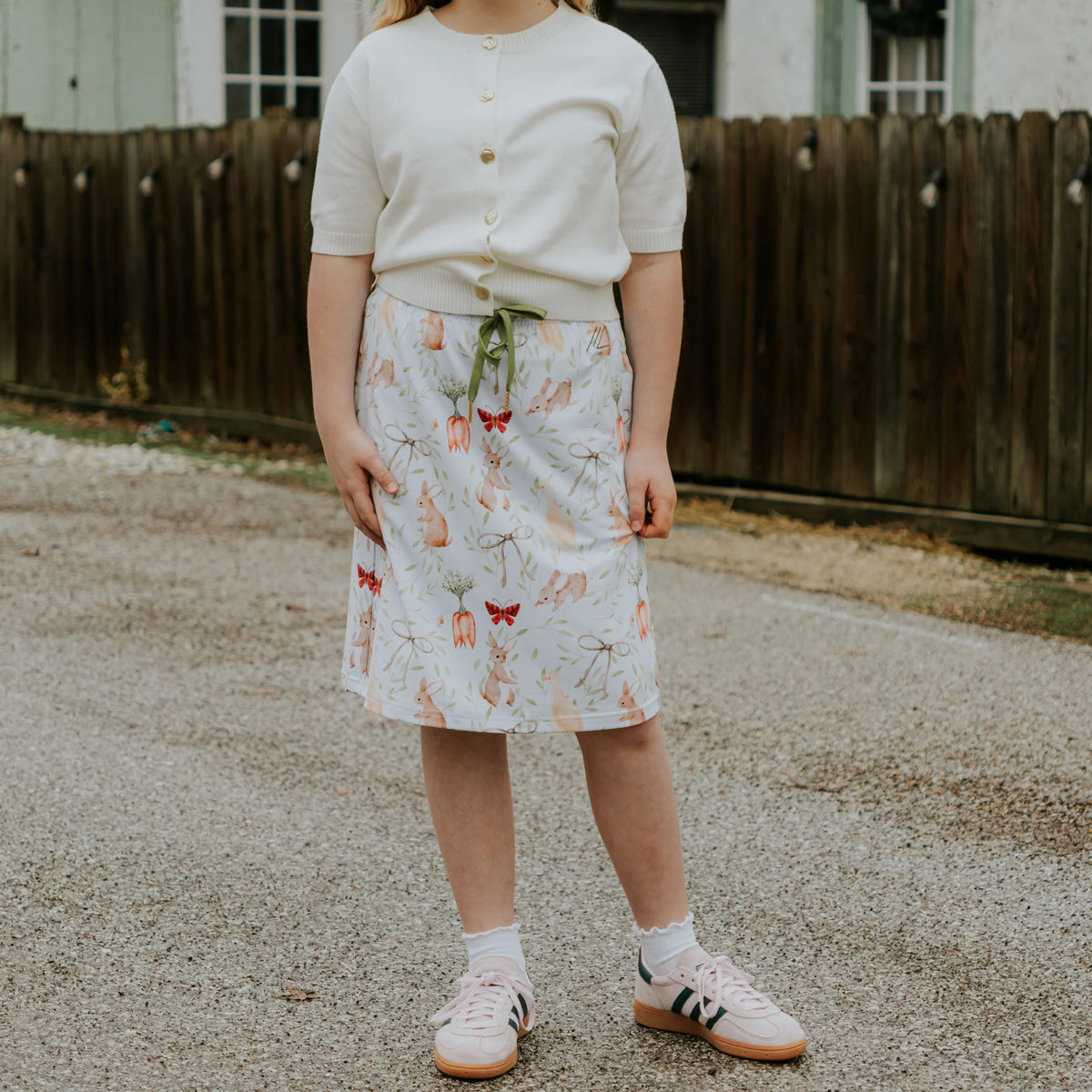 Limited Youth Mod Skirt in Cottontail-Girls (M 8/10-XL 16/18)