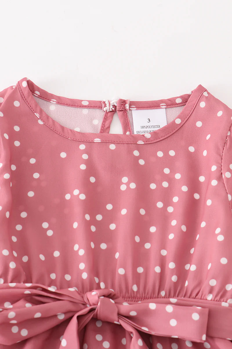 Dottie Dress in Pink- Girls (2-7)
