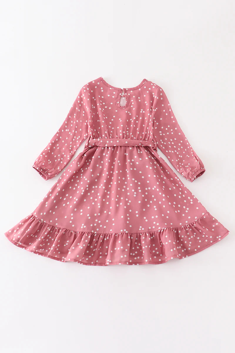 Dottie Dress in Pink- Girls (2-7)