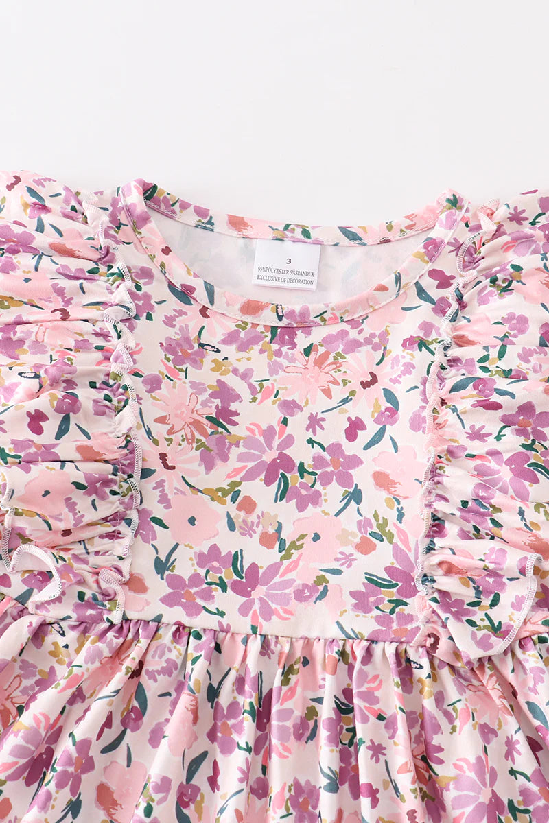Lilly Dress in Purple- Girls (2-10)