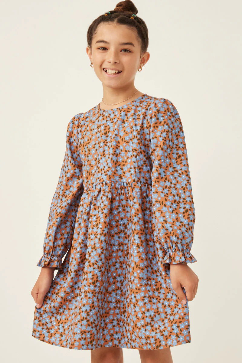 Camila Dress in Camel- Tween (M 9/10)