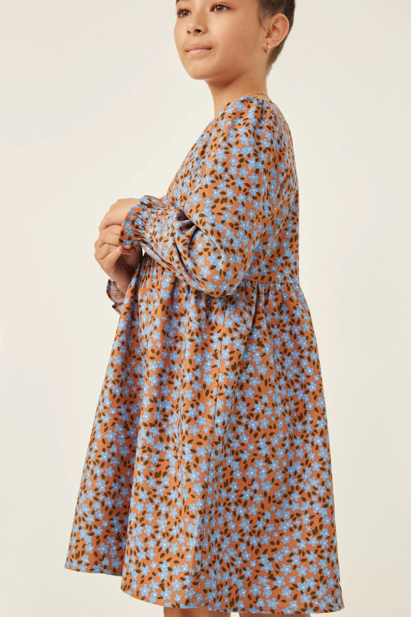 Camila Dress in Camel- Tween (M 9/10)