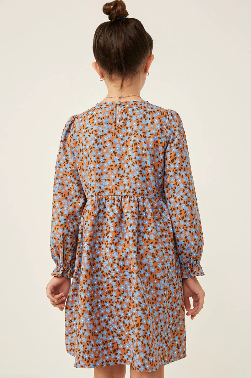 Camila Dress in Camel- Tween (M 9/10)
