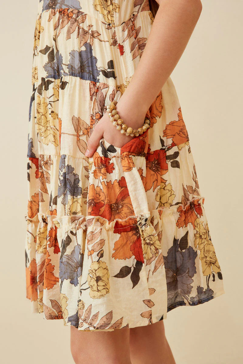 Botanical Tank Dress- Tween (S 7/8 - XL 13/14)