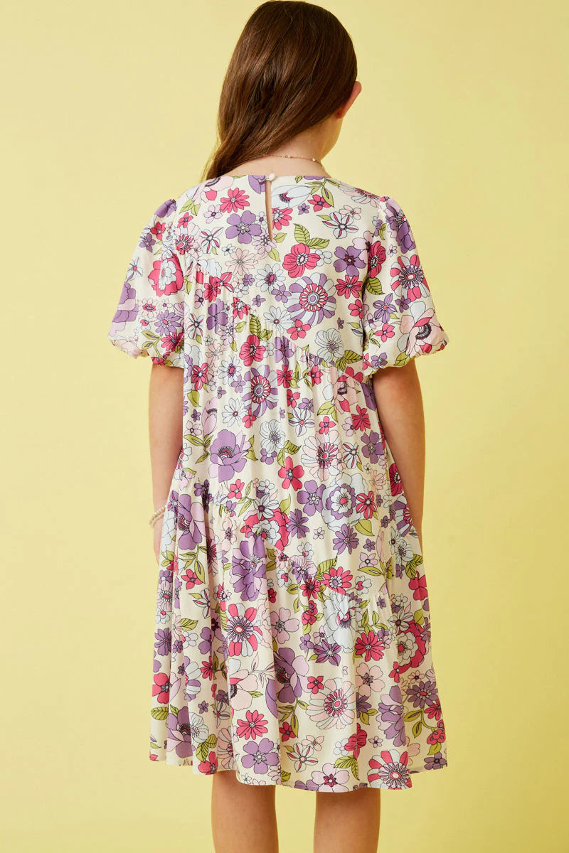 Vivian Dress in Purple- Tween (S 7/8 - XL 13/14)