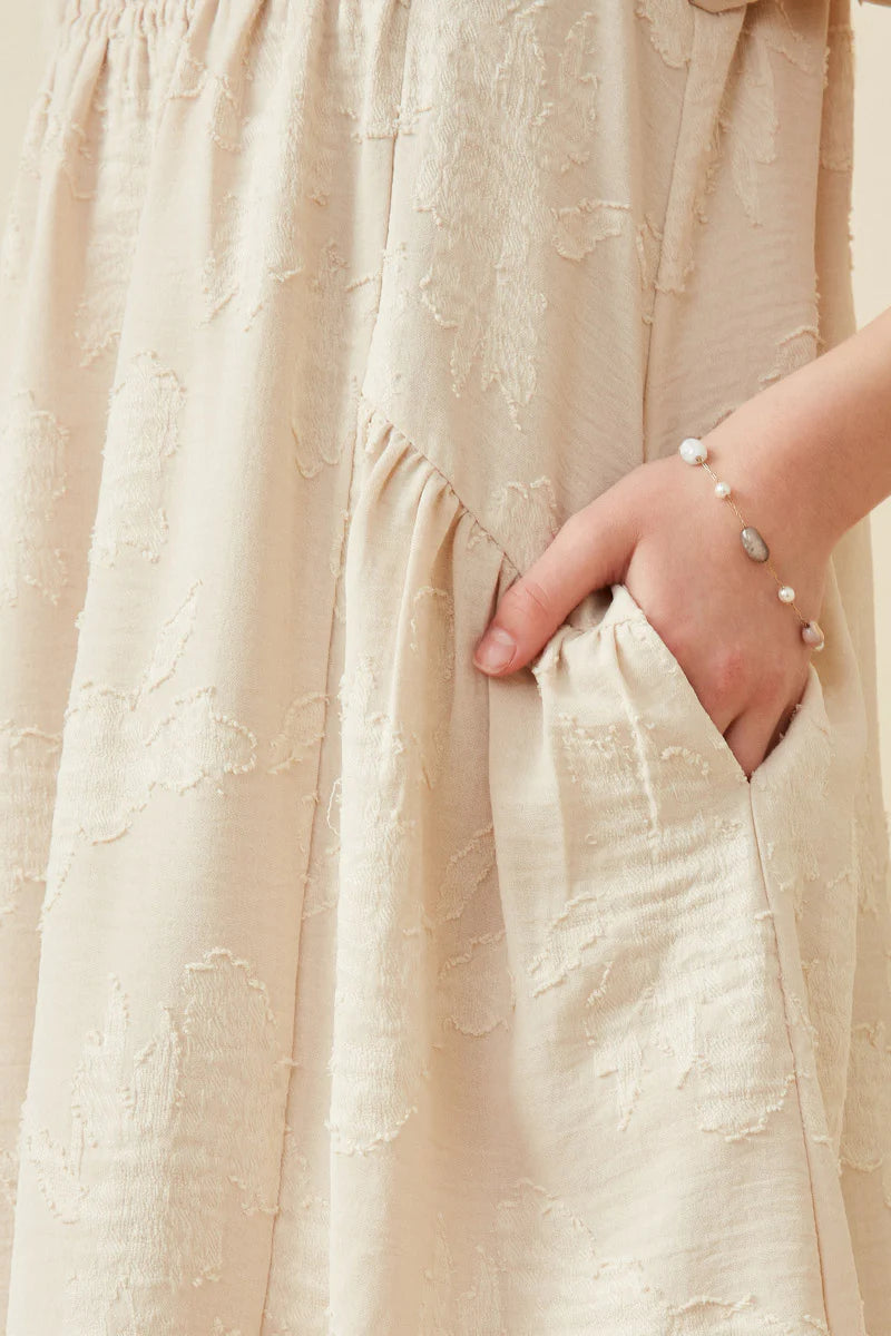 Cecelia Dress in Beige- Tween (S 7/8 - XL 13/14)