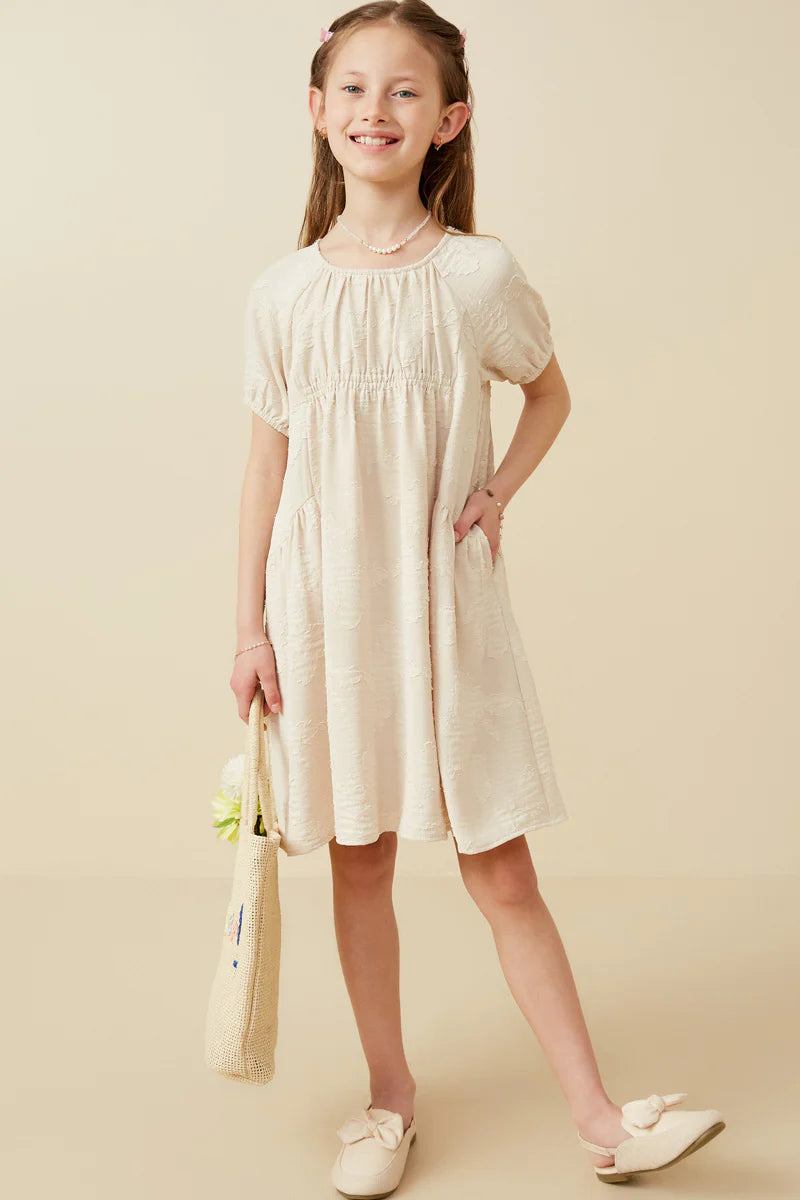Cecelia Dress in Beige- Tween (S 7/8 - XL 13/14)