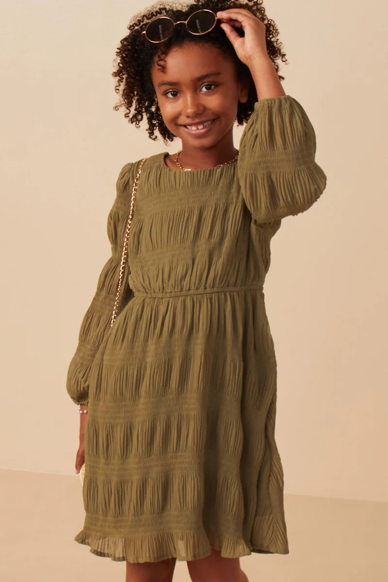Geena Dress in Olive (S 7/8 - XL 13/14)