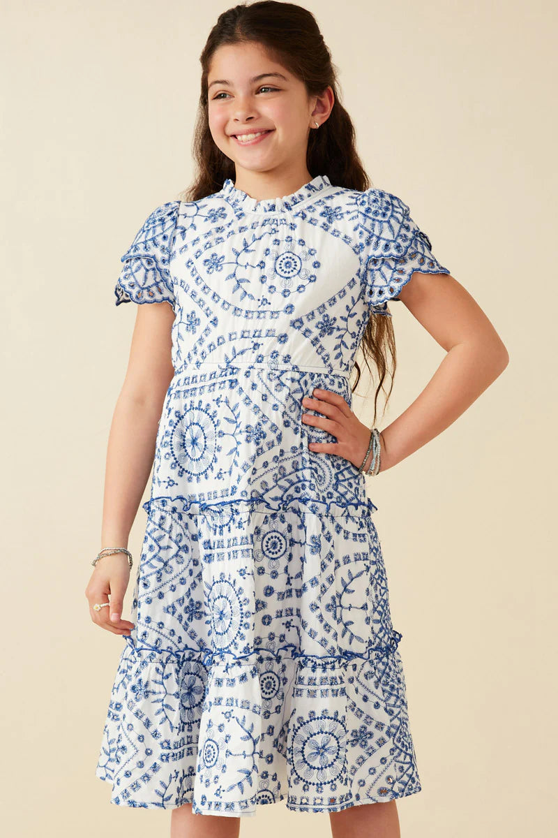 Promise Dress in Blue- Tween (S 7/8 - XL 13/14)