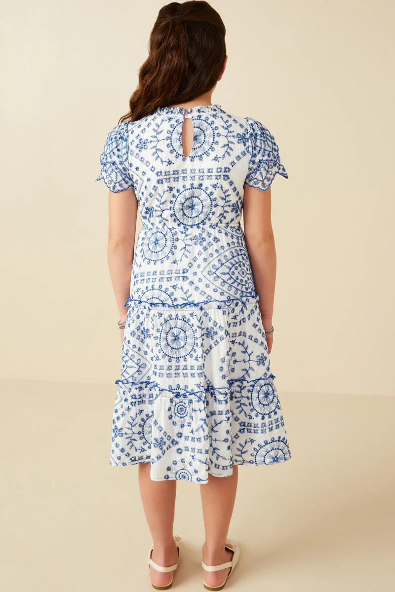 Promise Dress in Blue- Tween (S 7/8 - XL 13/14)