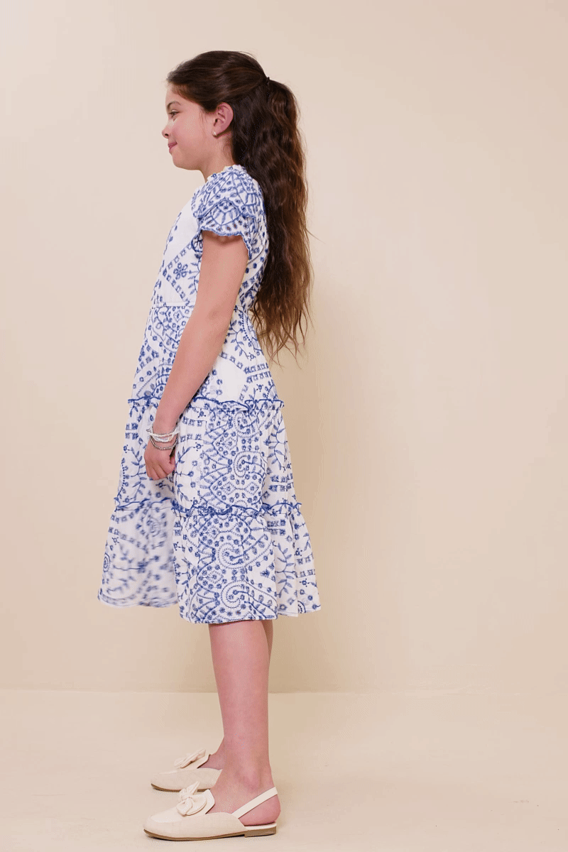 Promise Dress in Blue- Tween (S 7/8 - XL 13/14)