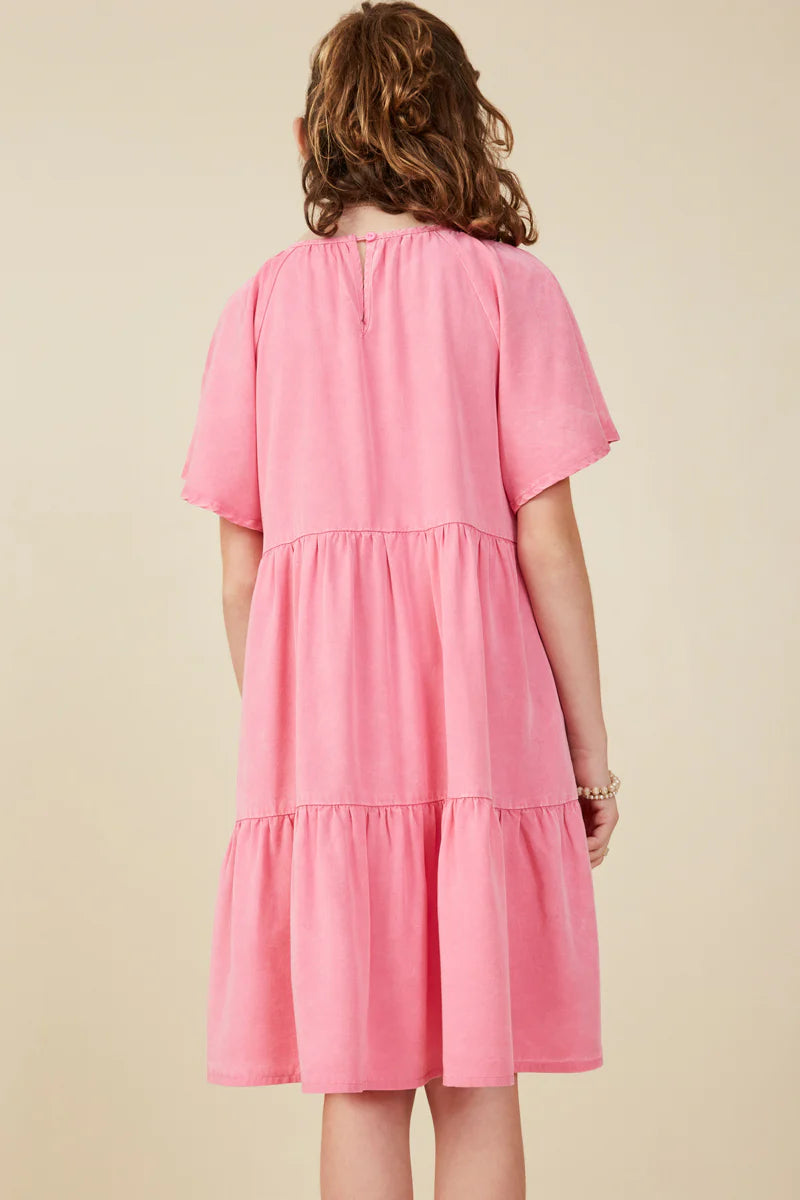 Maisey Dress in Pink- Tween Girls (M 9/10- XL 13/14)