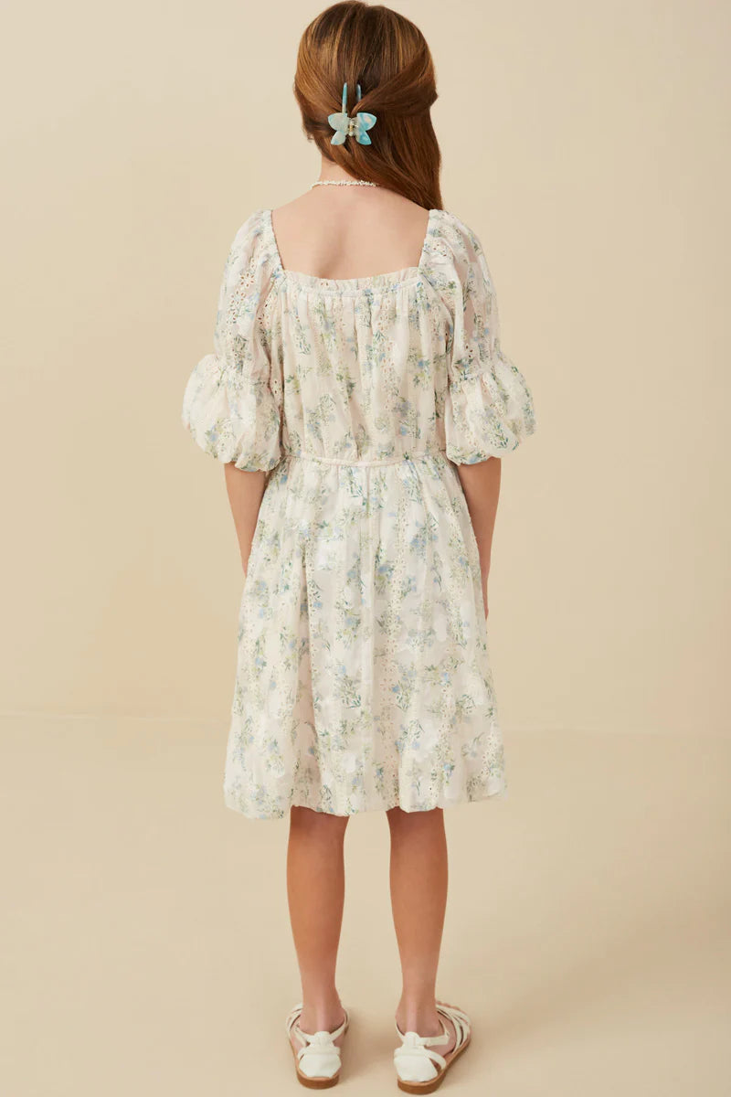 Aliza Dress in Cream- Tween (S 7/8 - XL 13/14)