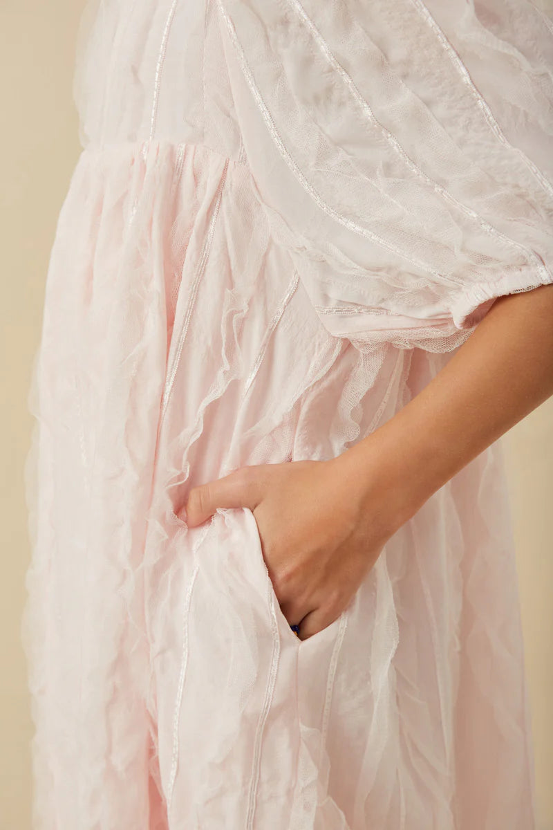 Amira Dress in Pink- Tween Girls (S 7/8 - XL 13/14)