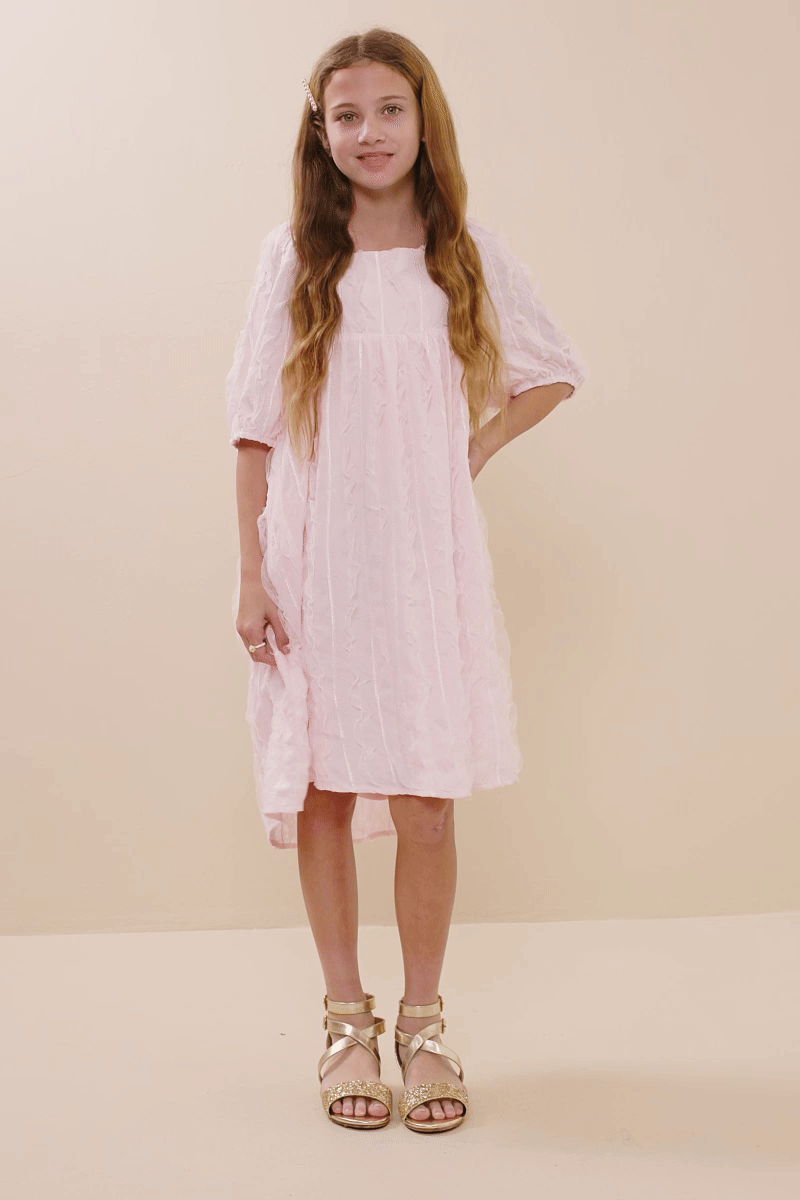 Amira Dress in Pink- Tween Girls (S 7/8 - XL 13/14)