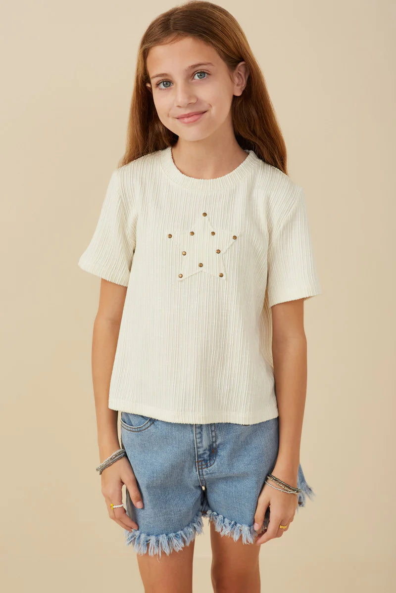 Starr Top in Ivory- Tween (S 7/8,L 11/12,XL 13/14)