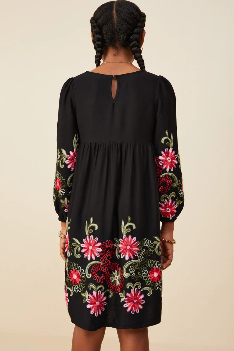 Maribeth Dress in Black- Girls/Tween (S 7/8 - XL 13/14)