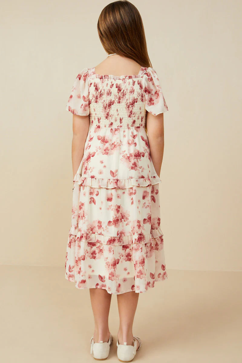 Evelina Dress in Mauve- Tween Girls (L 11/12)