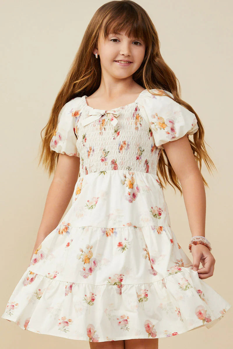 Amaya Dress in Cream- Tween Girls (S 7/8,L 11/12,XL 13/14) Amaya Dress in Cream- Tween Girls (S 7/8,L 11/12,XL 13/14)